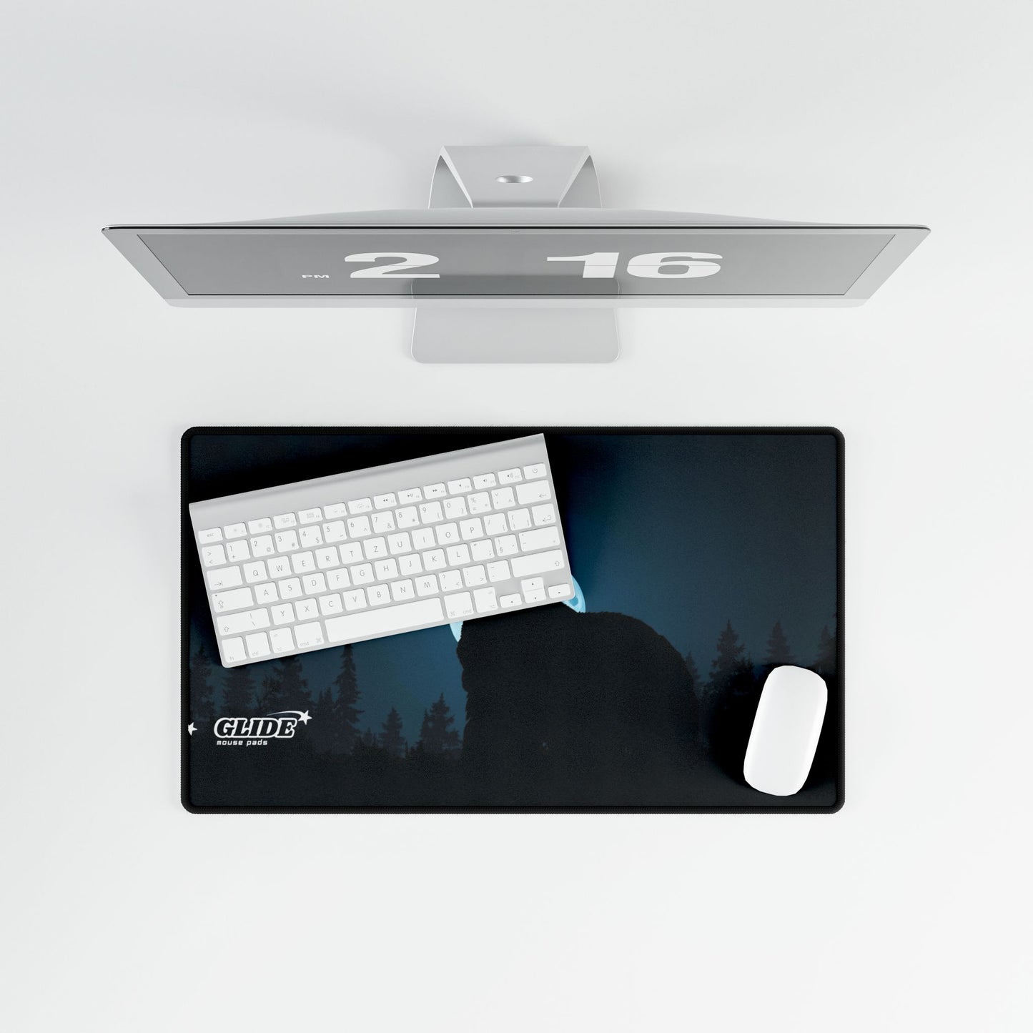 GLIDE ā Wide Dark Art Mouse Pad
