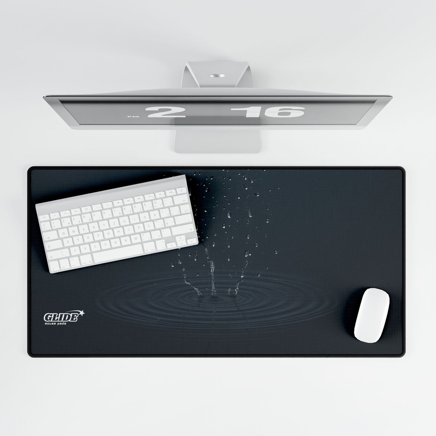 GLIDE — Wide Dark Art Mouse Pad