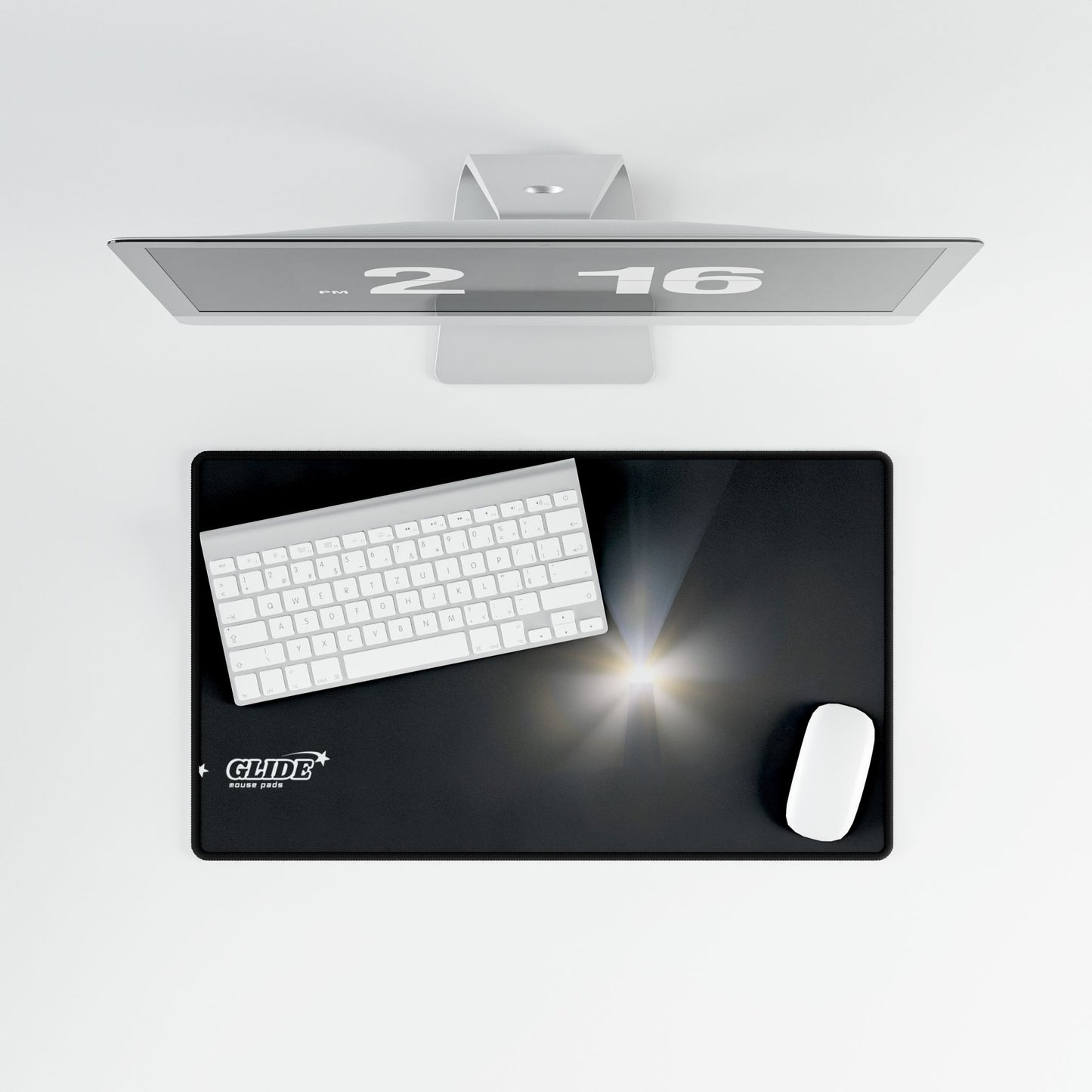 GLIDE — Dark Wide Art Mouse Pad