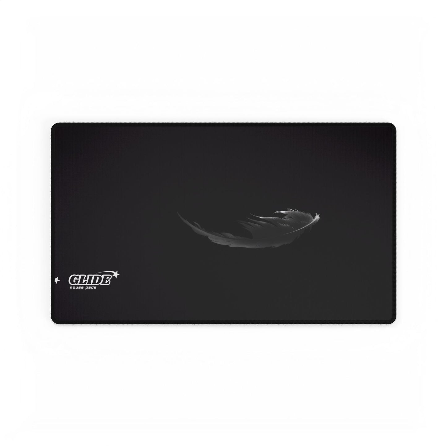GLIDE — Black Panoramic Art Mouse Pad