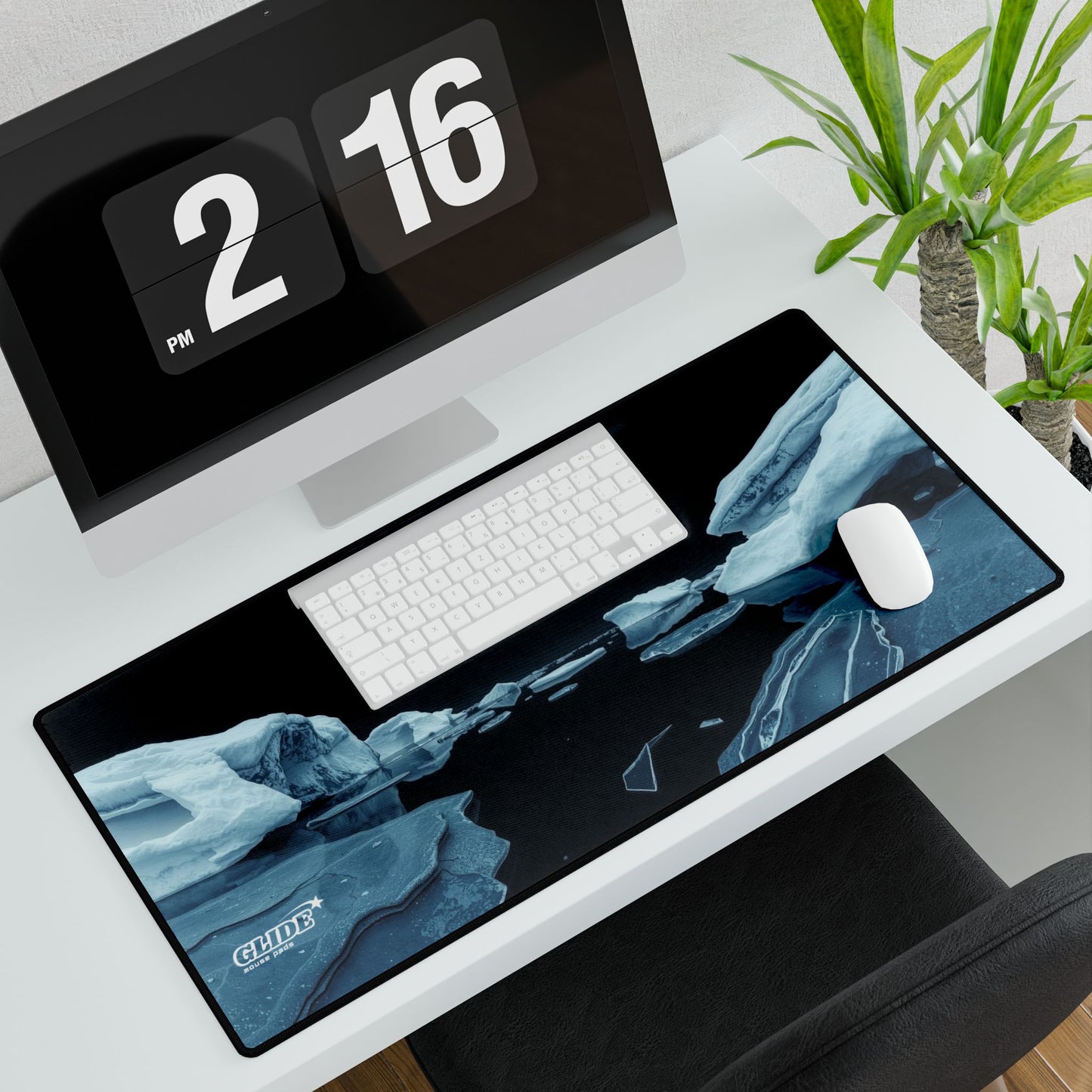 GLIDE — Dark Panoramic Art Mouse Pad