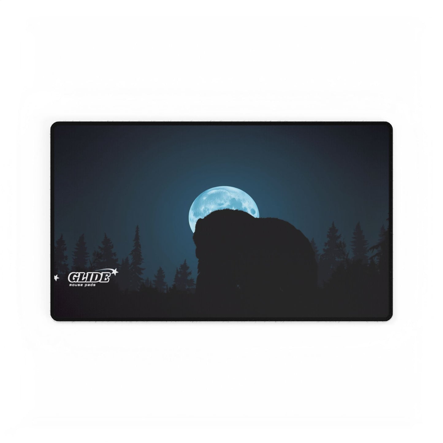 GLIDE — Wide Dark Art Mouse Pad