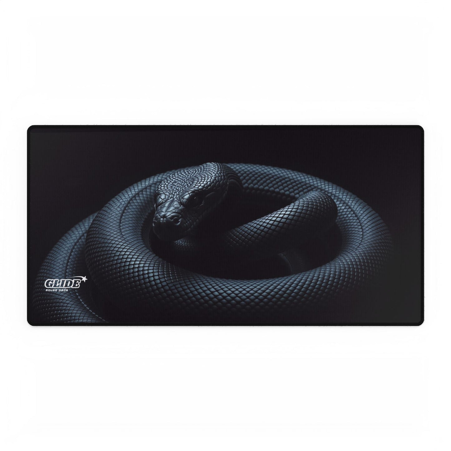 GLIDE — Wide Black Art Mouse Pad