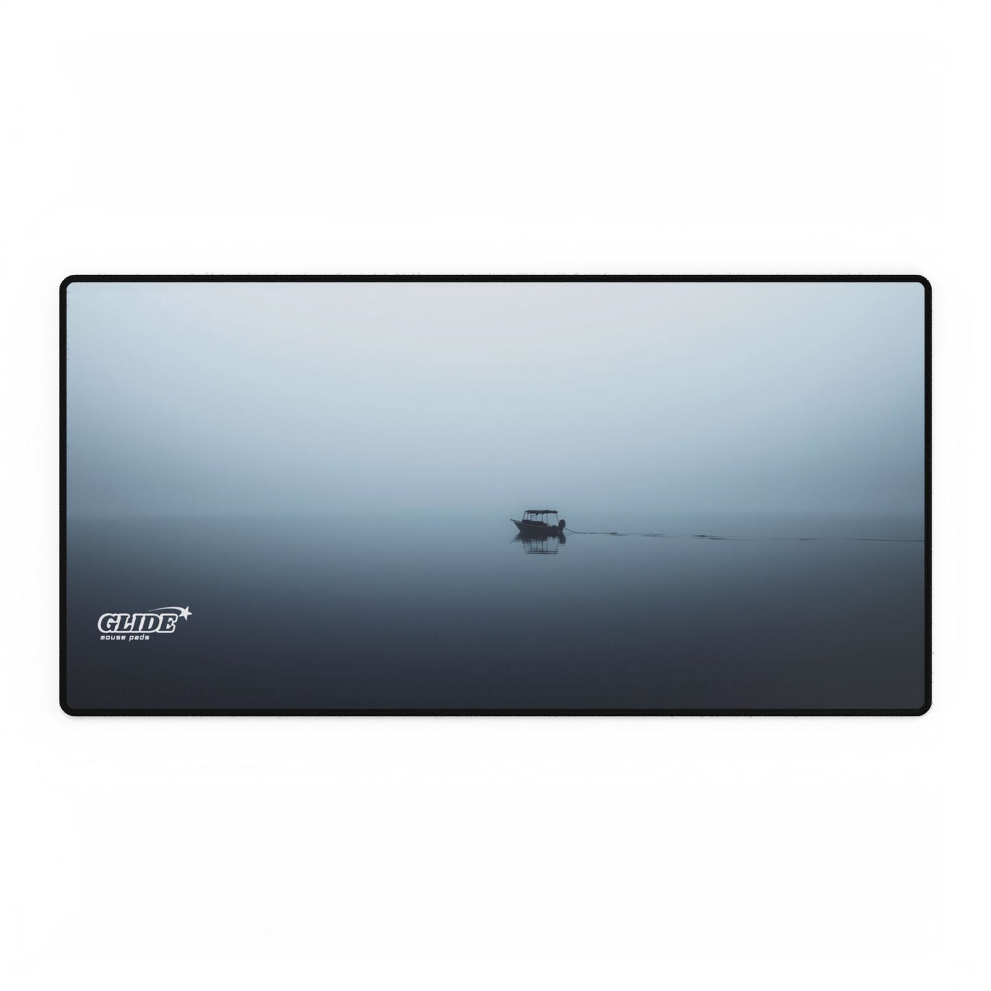 GLIDE — Black Panoramic Art Mouse Pad