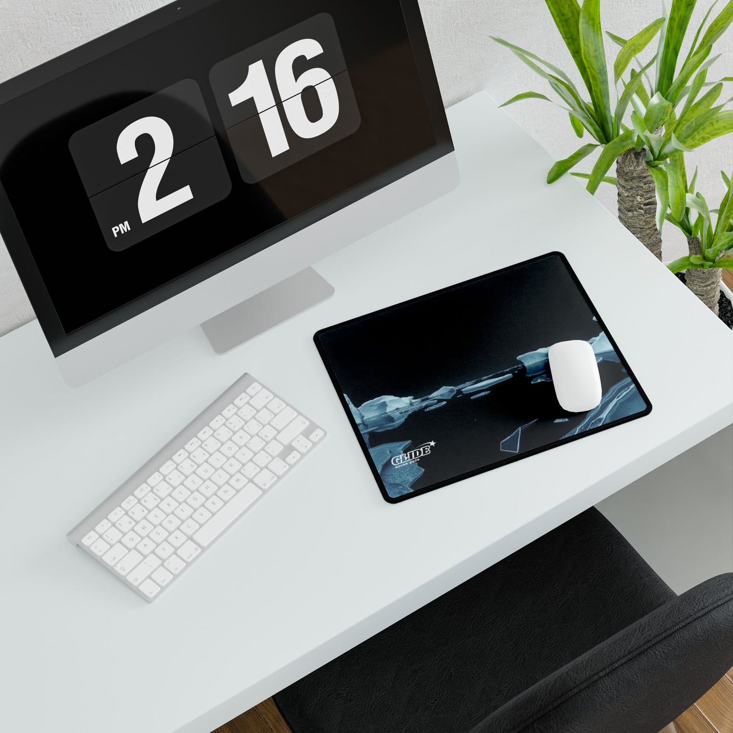 GLIDE — Dark Panoramic Art Mouse Pad