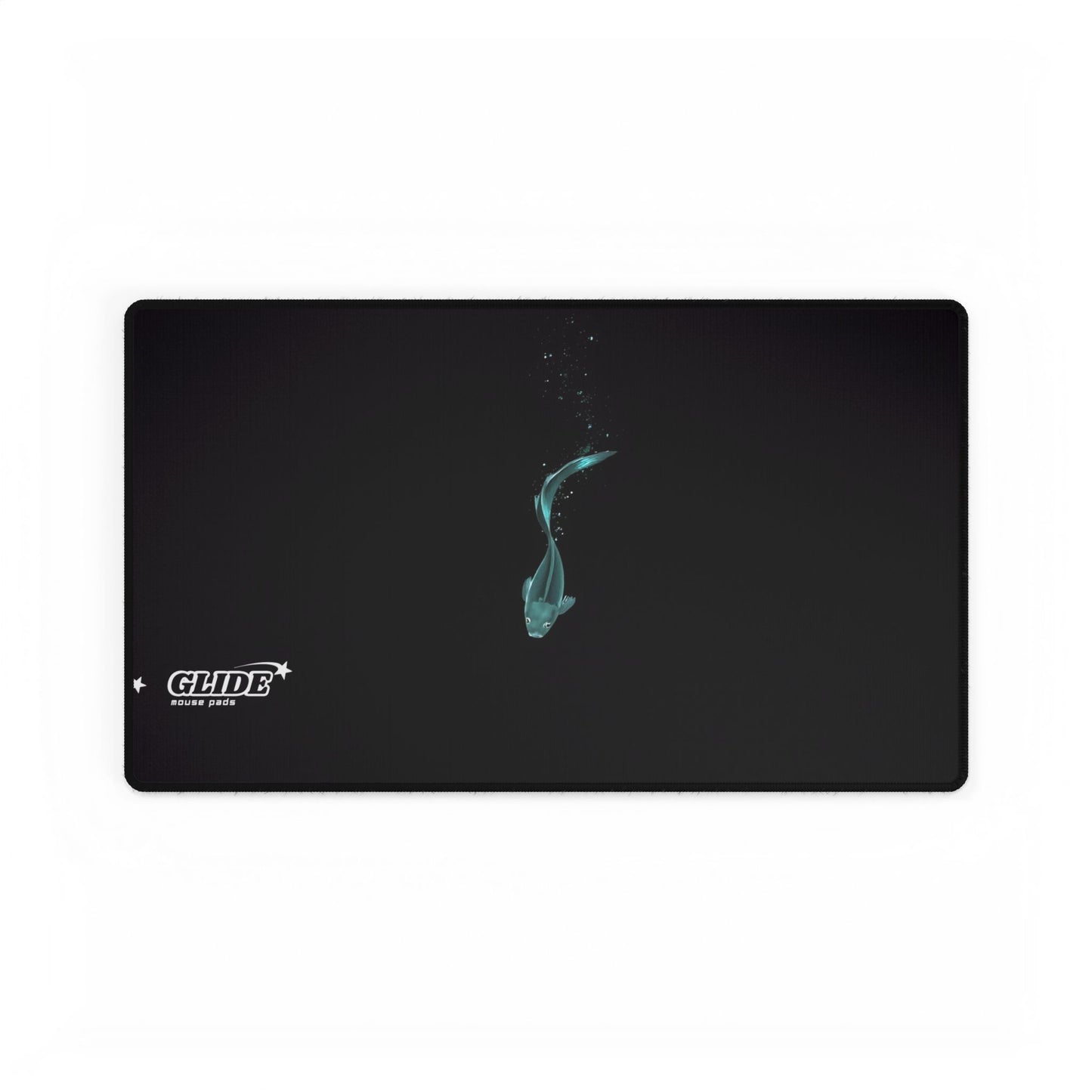 GLIDE — Wide Black Art Mouse Pad