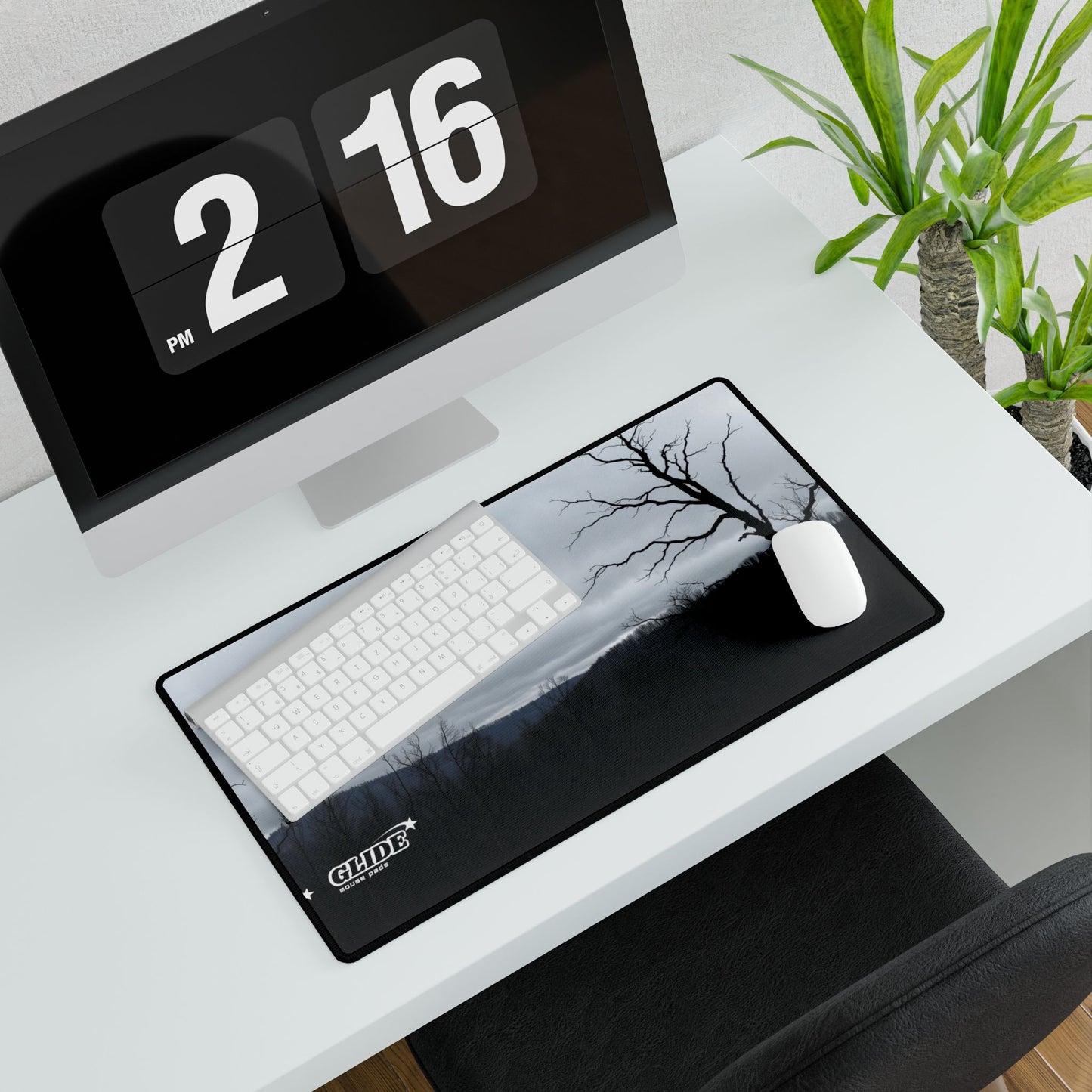 GLIDE — Dark Wide Panorama Mouse Pad