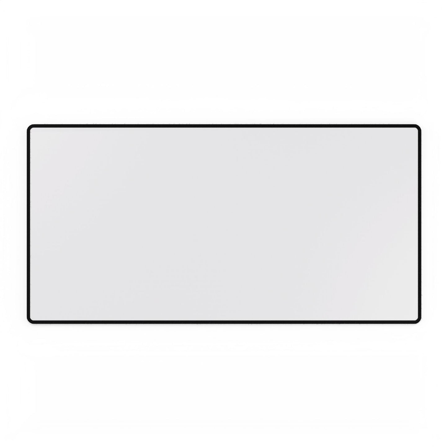Large Minimalist Desk Mat – Black/White Gaming & Office Mousepad