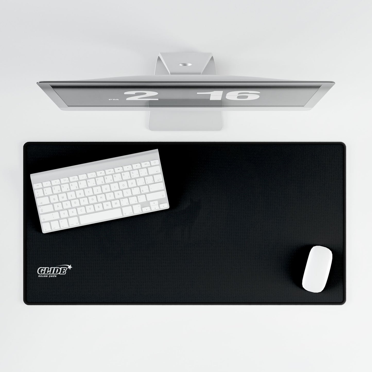 GLIDE — Black Panoramic Art Mouse Pad