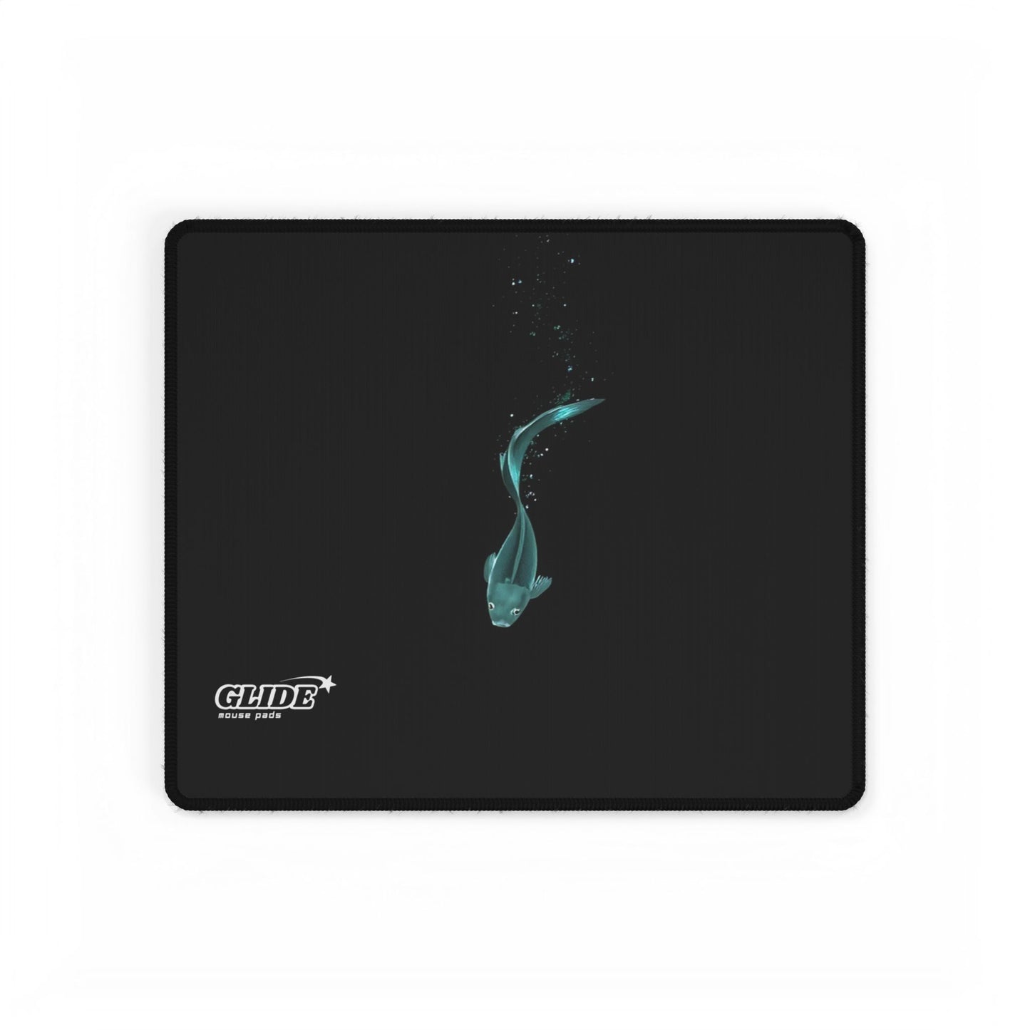 GLIDE — Wide Black Art Mouse Pad