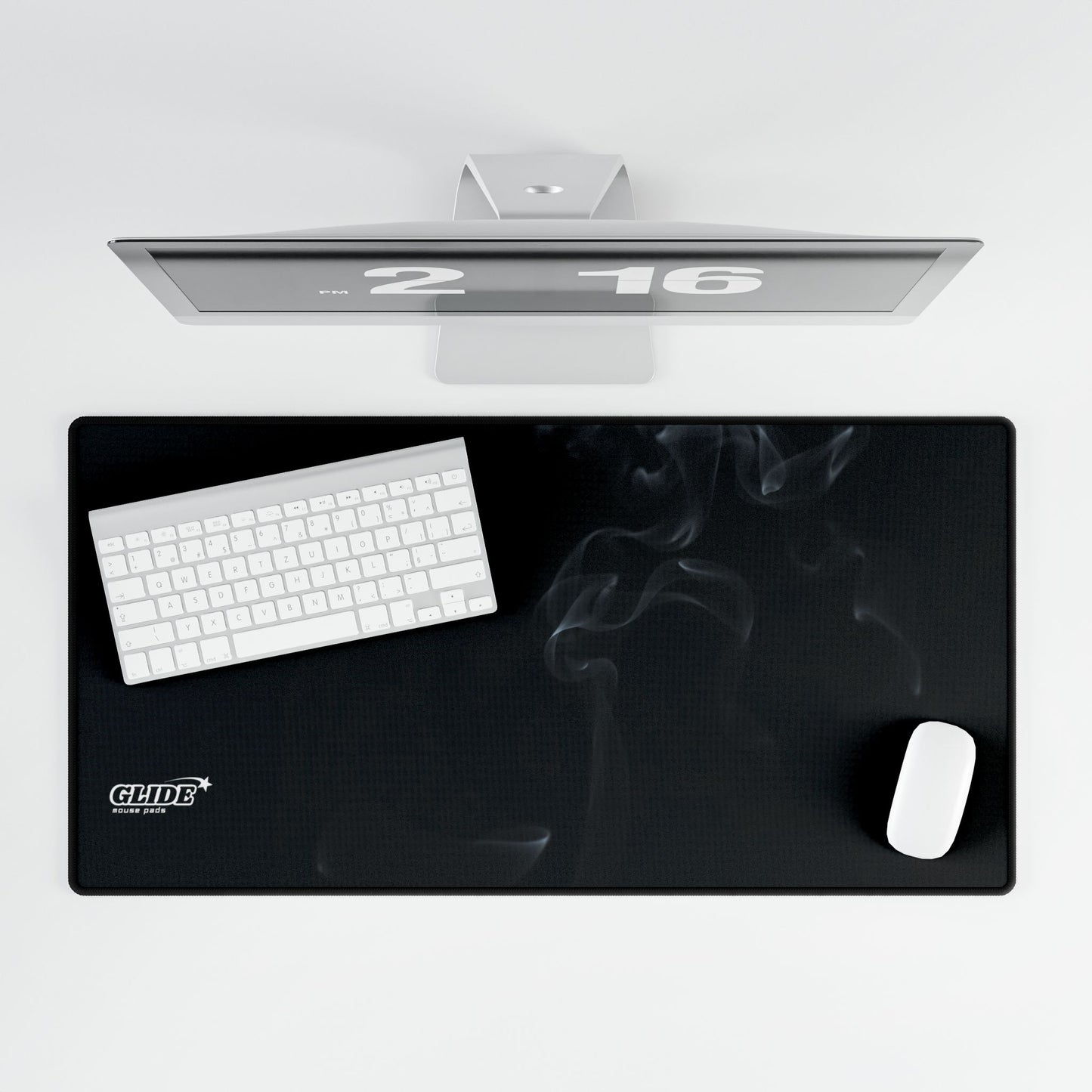 GLIDE — Wide Dark Art Mouse Pad