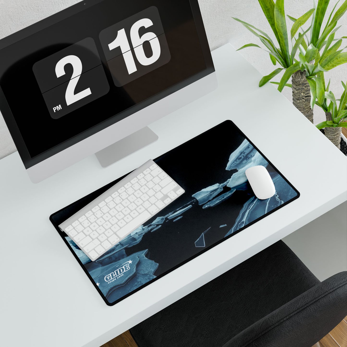 GLIDE — Dark Panoramic Art Mouse Pad