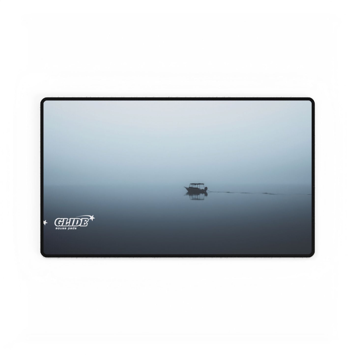 GLIDE — Black Panoramic Art Mouse Pad