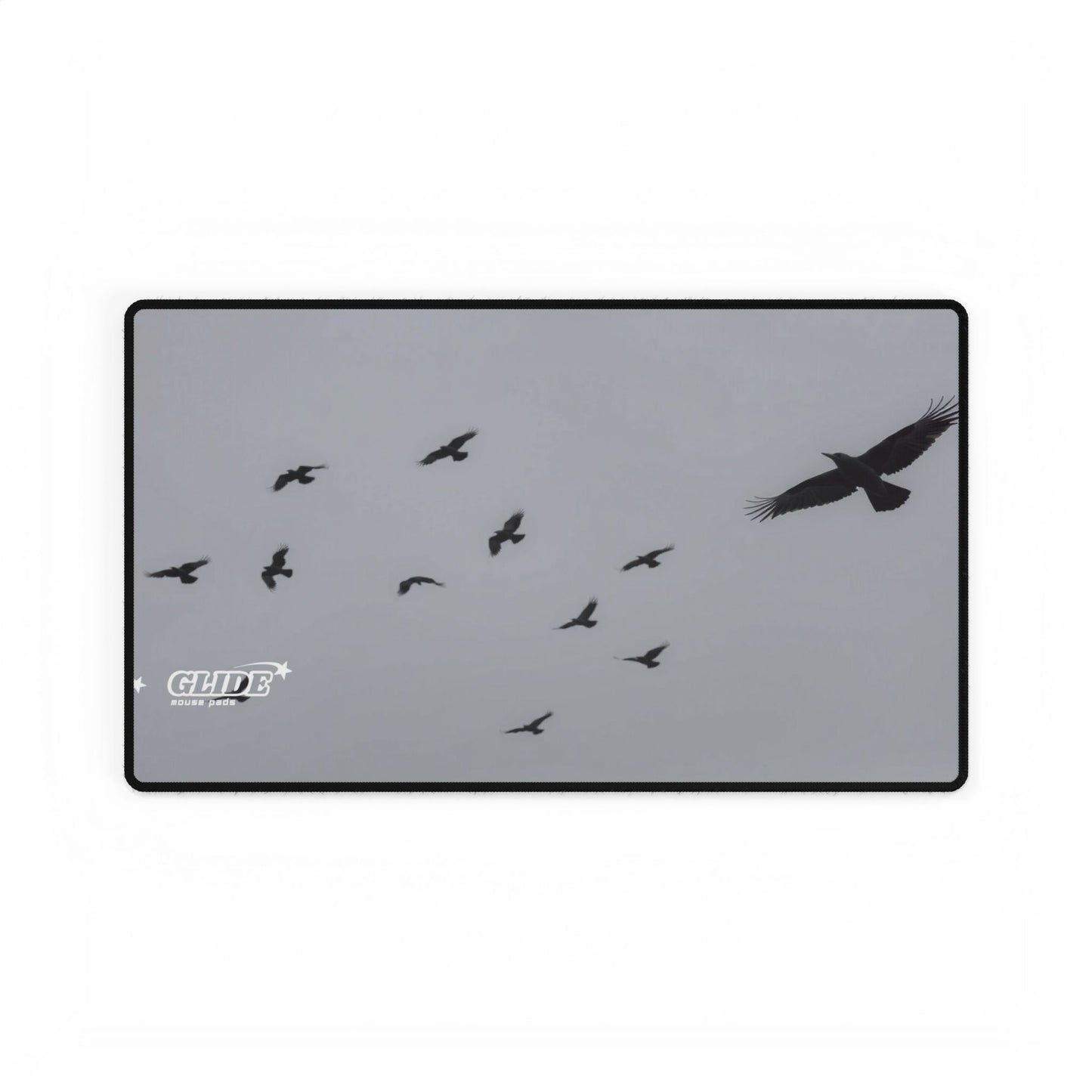 GLIDE — Wide Black Panorama Mouse Pad