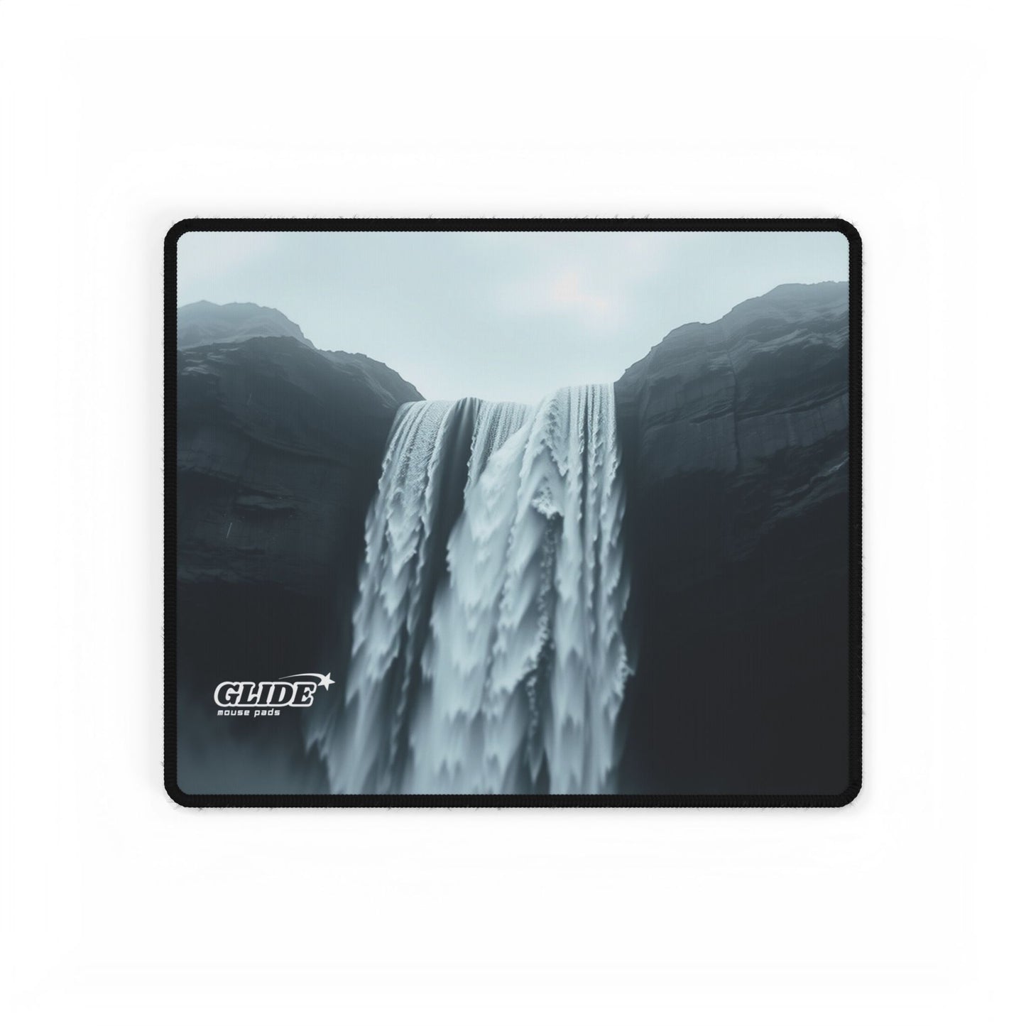GLIDE — Wide Black Art Mouse Pad