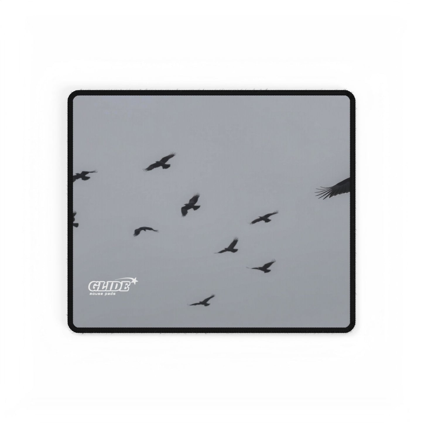 GLIDE — Wide Black Panorama Mouse Pad