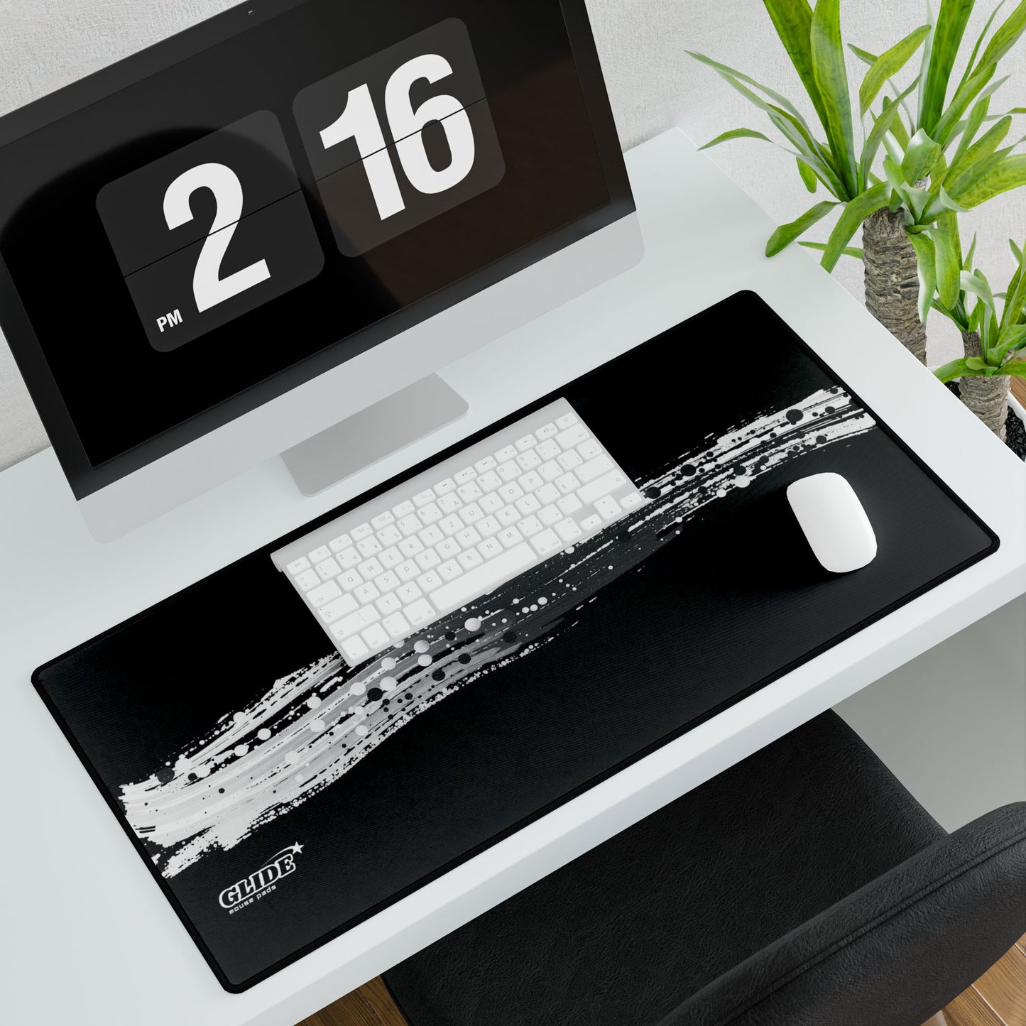 GLIDE — Dark Wide Panorama Mouse Pad