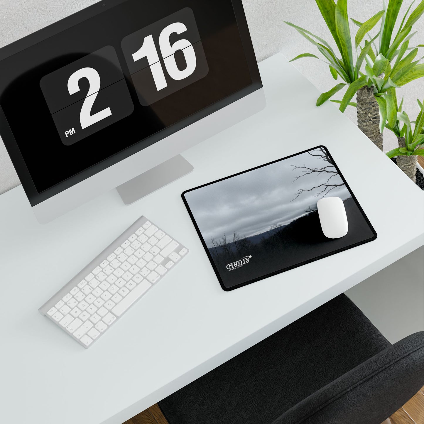 GLIDE — Dark Wide Panorama Mouse Pad