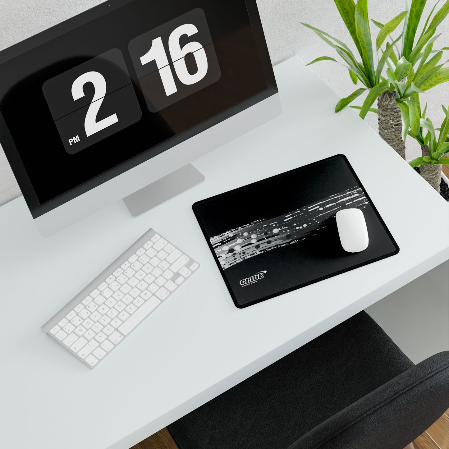 GLIDE — Dark Wide Panorama Mouse Pad