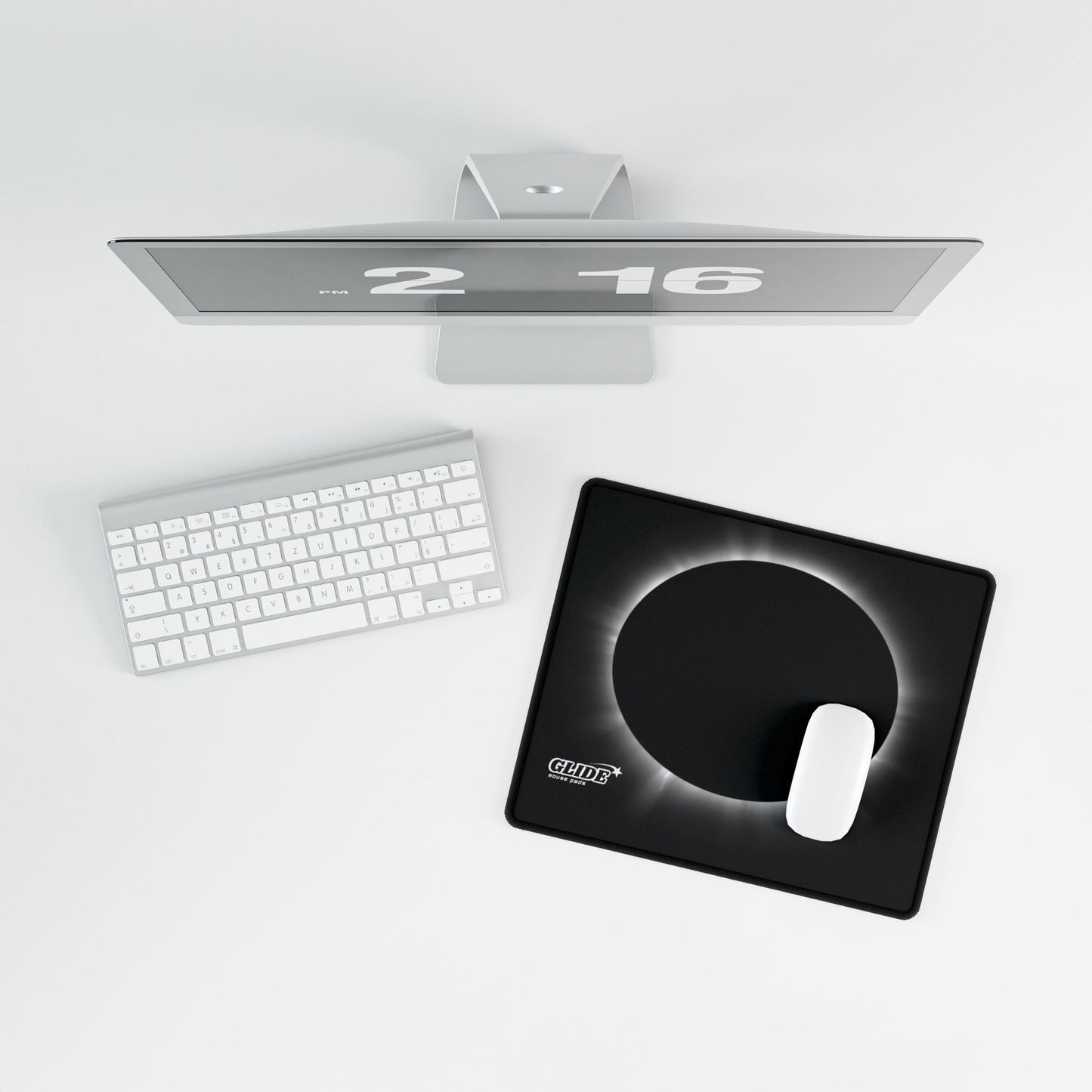 GLIDE — Panoramic Dark Art Mouse Pad
