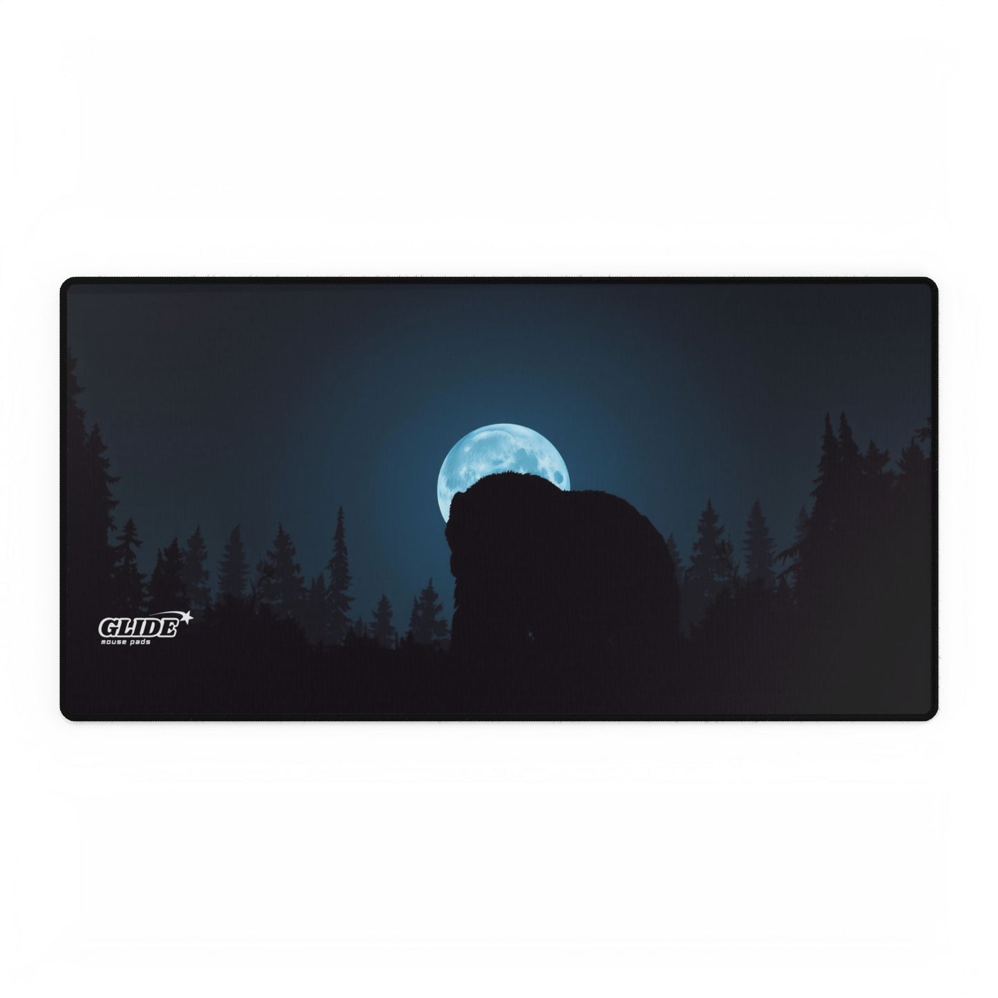 GLIDE — Wide Dark Art Mouse Pad