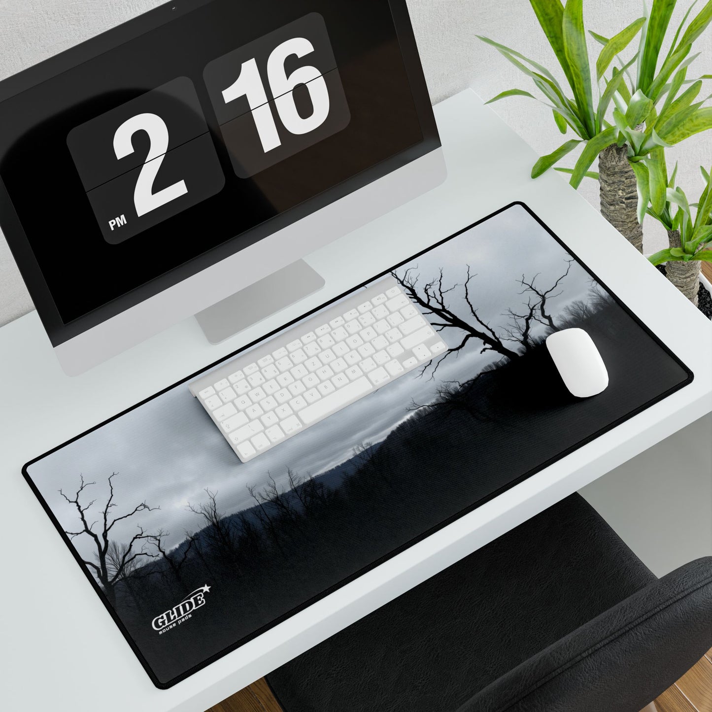 GLIDE — Dark Wide Panorama Mouse Pad