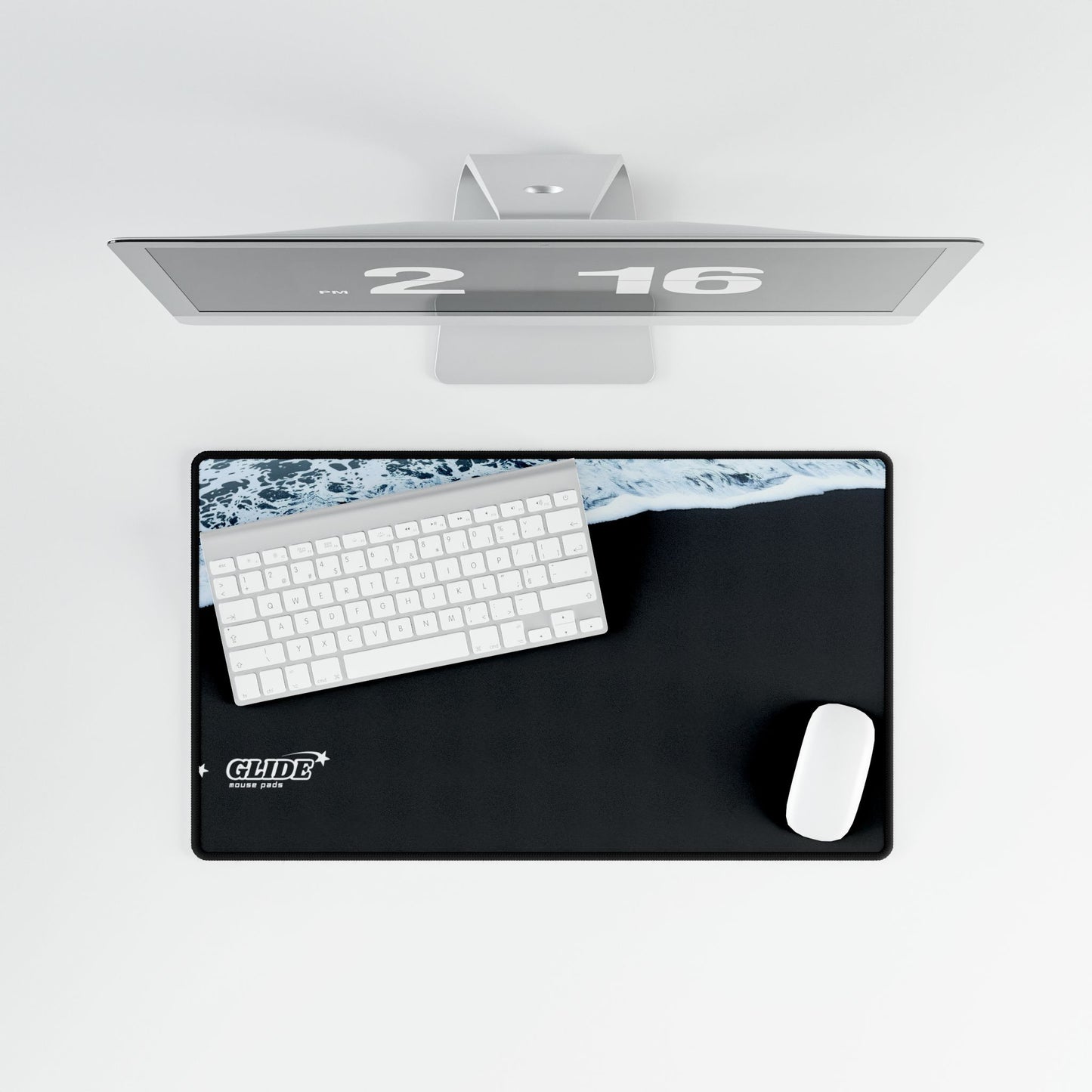 GLIDE — Panoramic Dark Art Mouse Pad