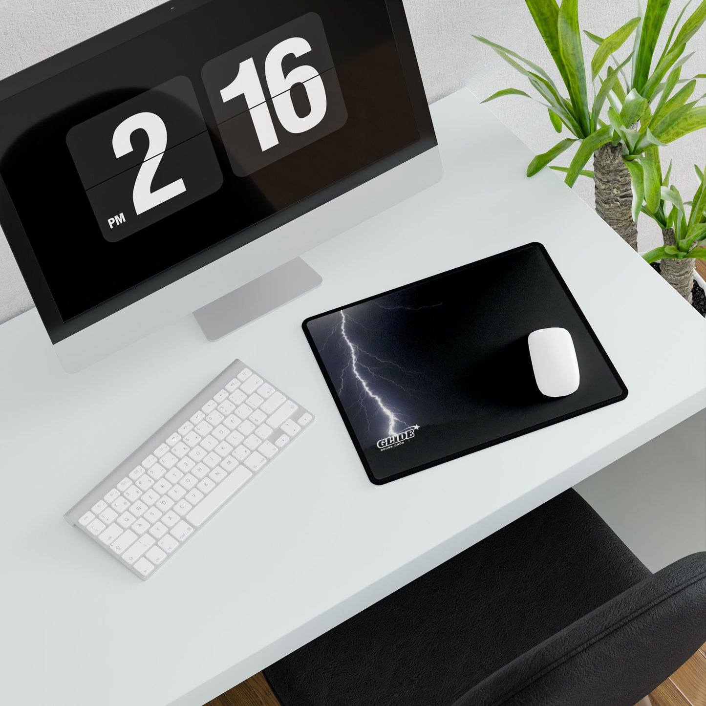 GLIDE — Dark Wide Panorama Mouse Pad