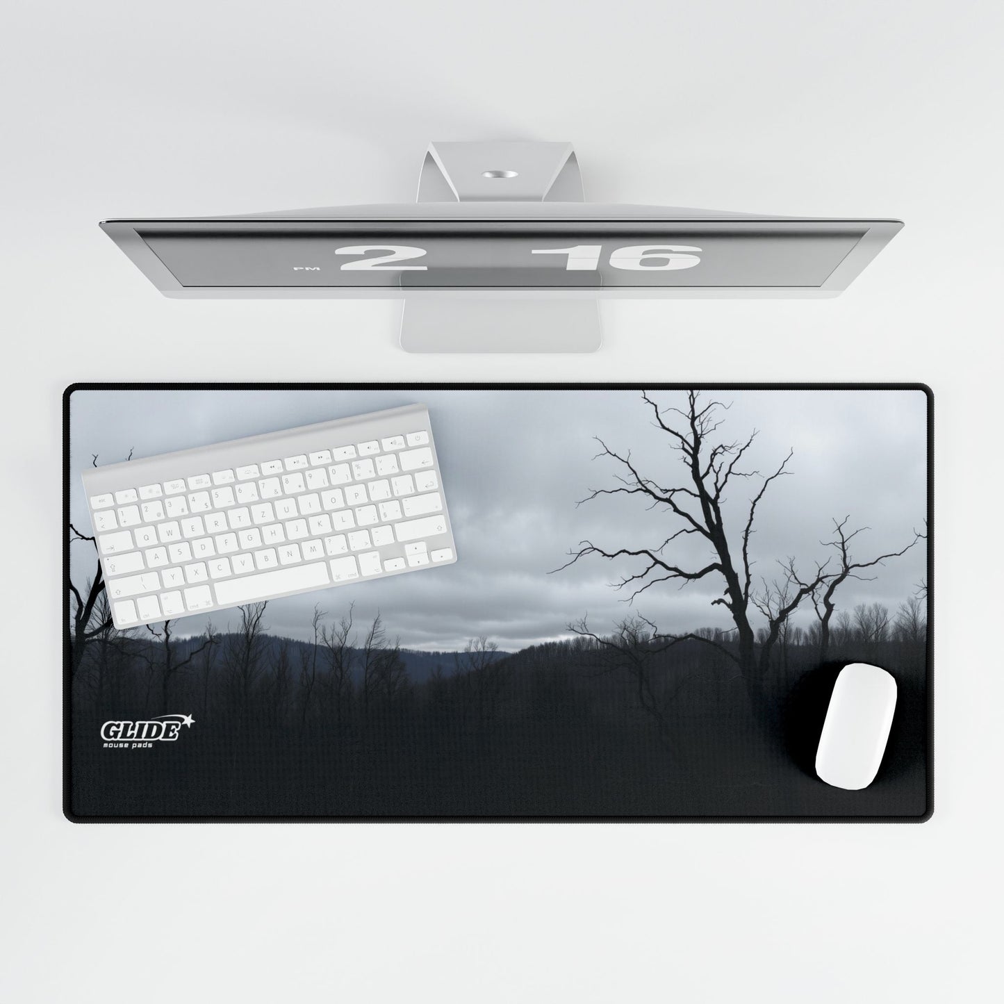 GLIDE — Dark Wide Panorama Mouse Pad