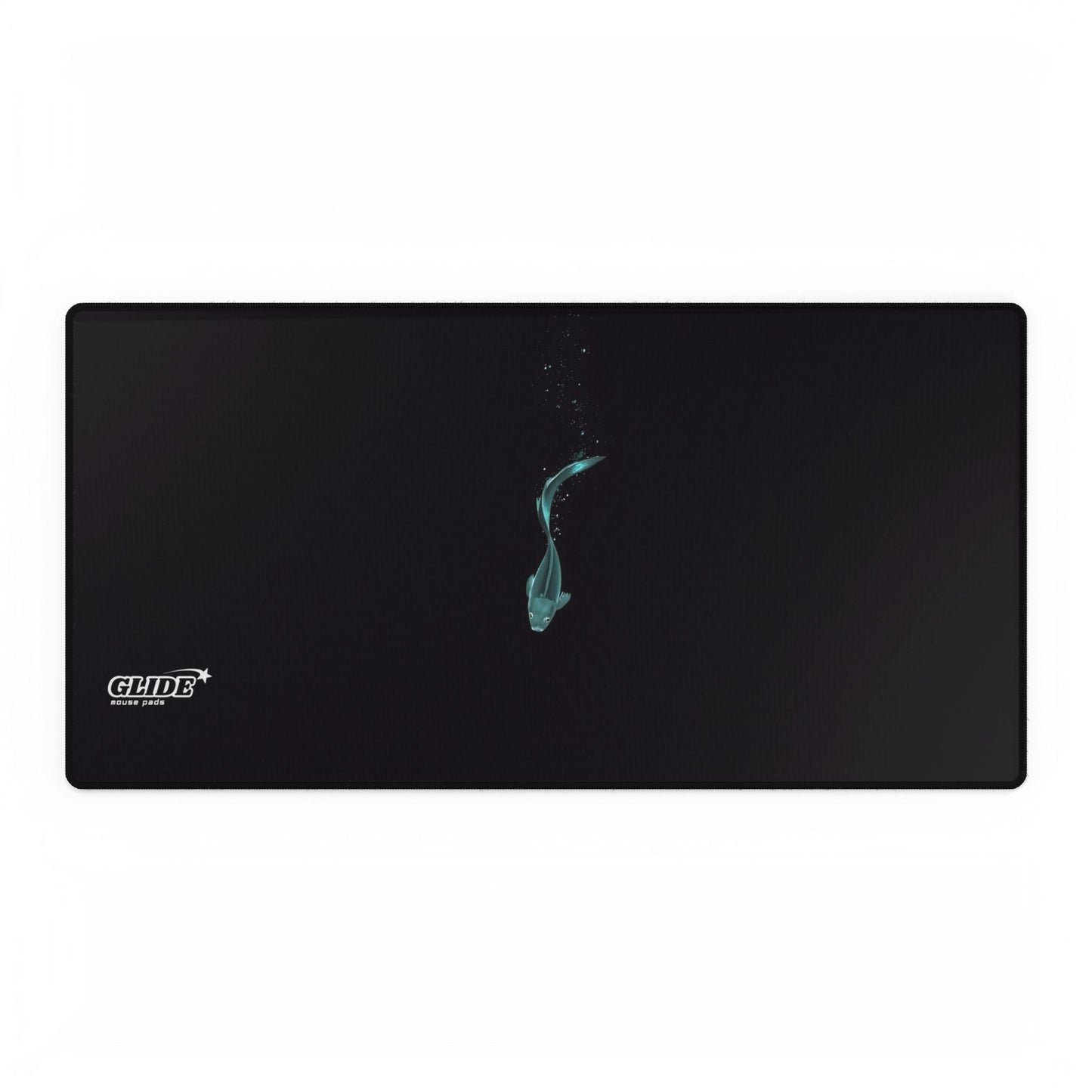 GLIDE — Wide Black Art Mouse Pad