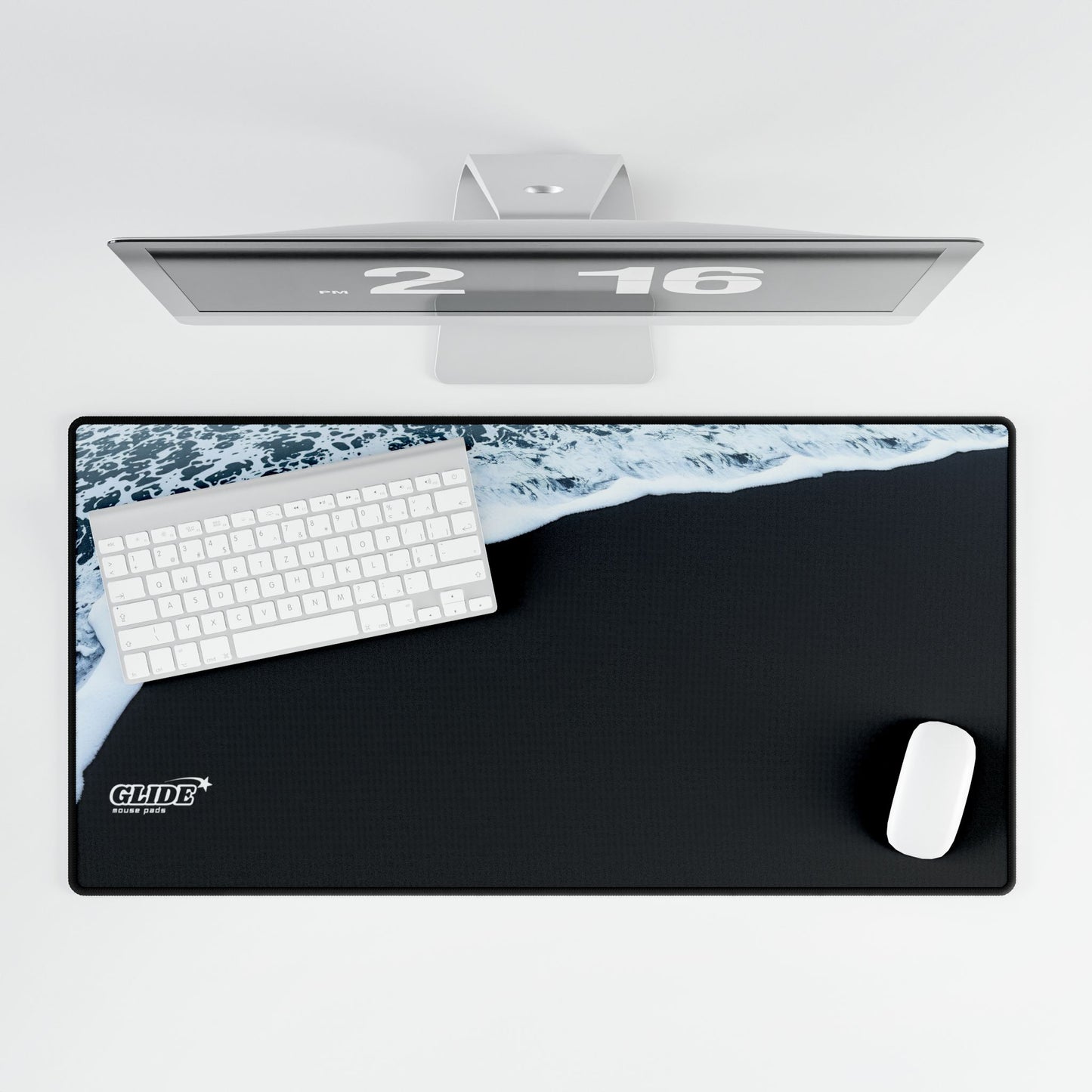 GLIDE — Panoramic Dark Art Mouse Pad