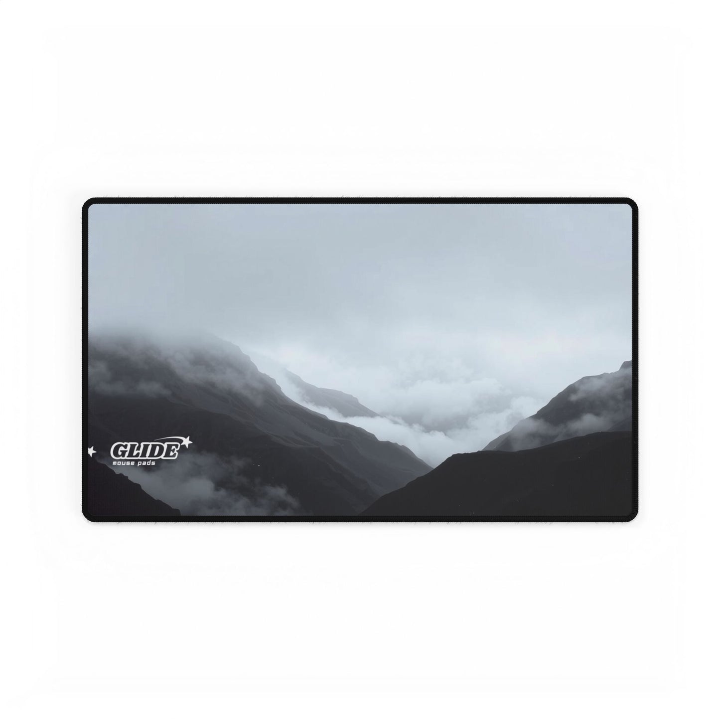 GLIDE — Wide Black Art Mouse Pad