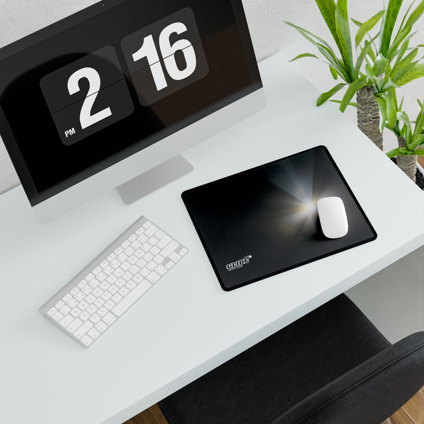 GLIDE — Dark Wide Art Mouse Pad