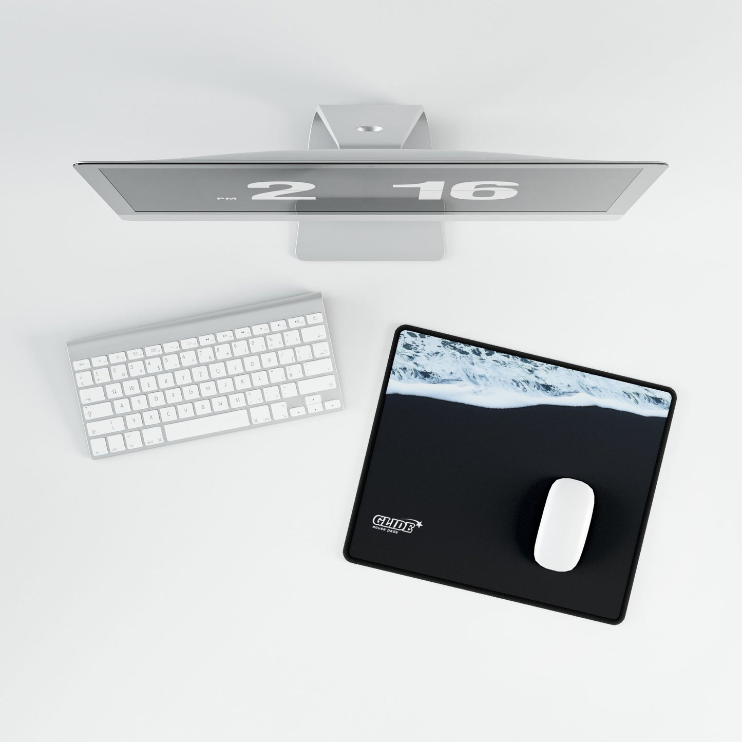 GLIDE — Panoramic Dark Art Mouse Pad