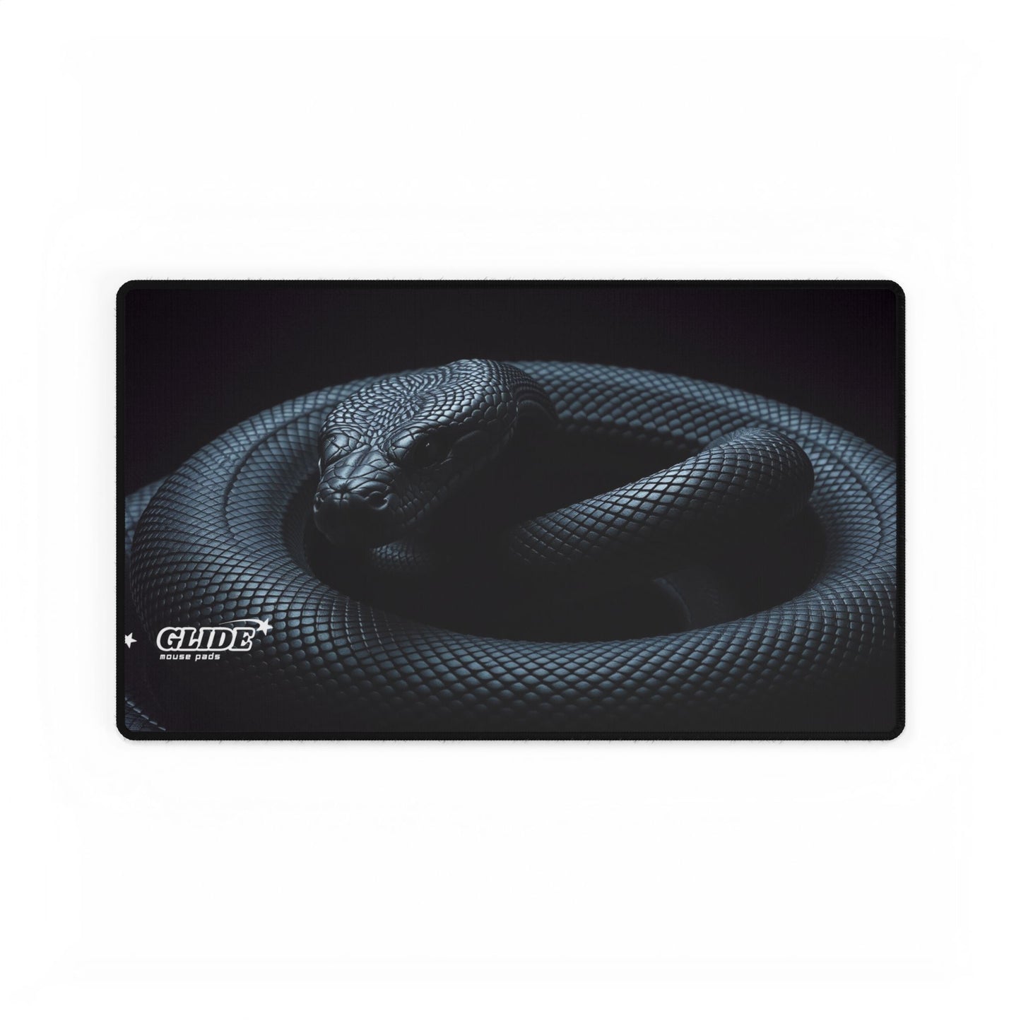 GLIDE — Wide Black Art Mouse Pad