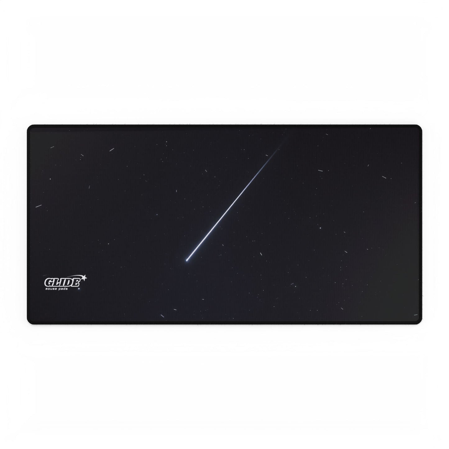 GLIDE — Wide Black Art Mouse Pad