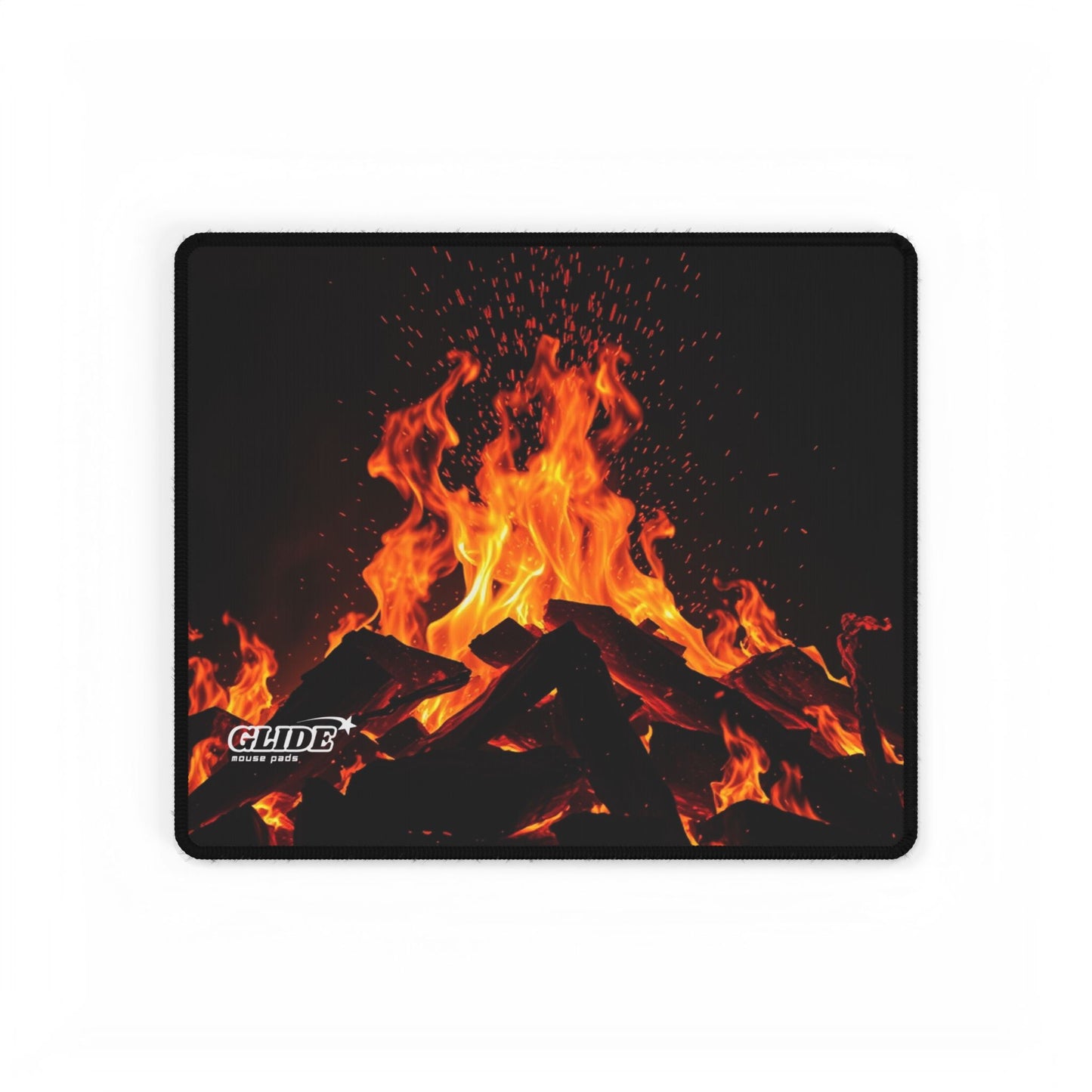 GLIDE — Wide Black Art Mouse Pad