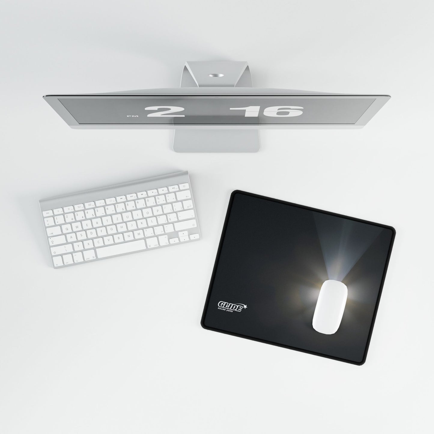GLIDE — Dark Wide Art Mouse Pad