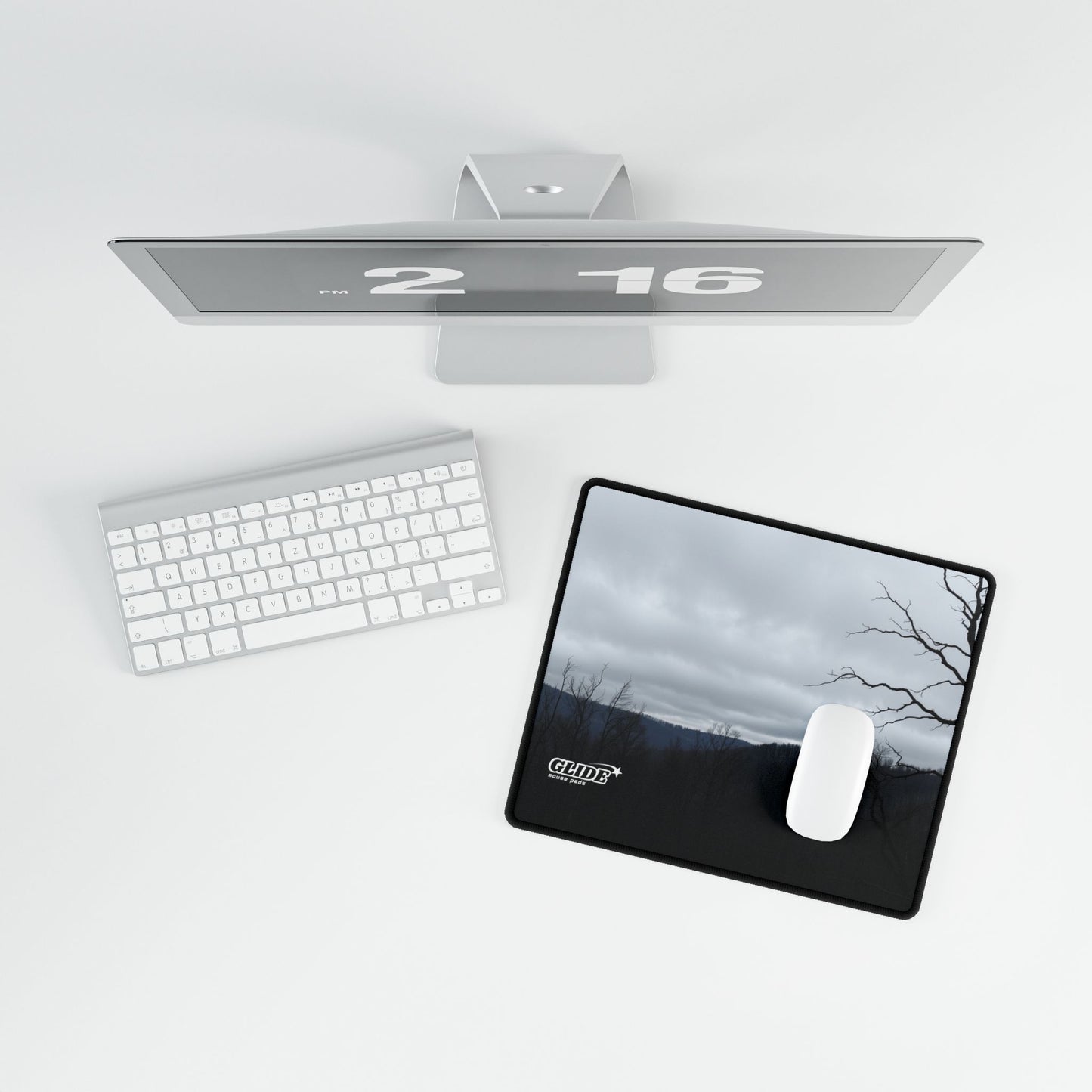 GLIDE — Dark Wide Panorama Mouse Pad