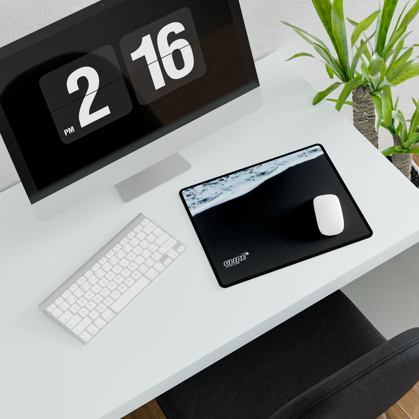 GLIDE — Panoramic Dark Art Mouse Pad